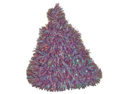 Řetěz holo levandulový, 180 cm