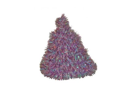 Řetěz holo levandulový, 180 cm