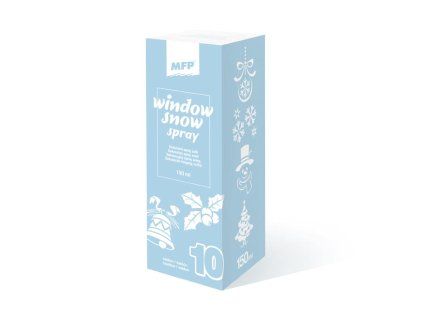 Sníh ve spreji, 150 ml + 8 šablon