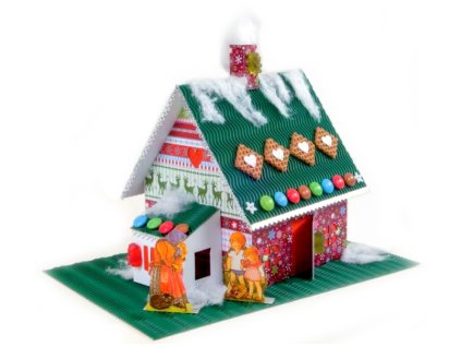 Perníková chaloupka s postavami