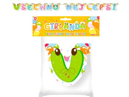 Girlanda Všechno nejlepší 2,5 m
