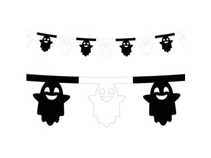 Girlanda Halloween Duchové, 3,6 m