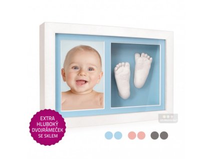 3D Memories odlévací sada Extra hluboký rámeček, modrá pasparta