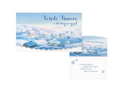 Přání vánoční MFP - Zima v údolí