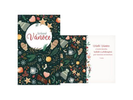 Přání vánoční MFP - Čepice a palčáky