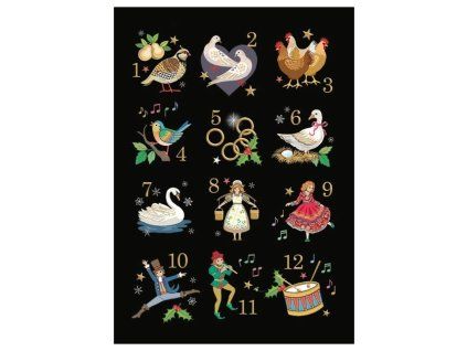 Přání Bug Art A6, vánoční - Advent