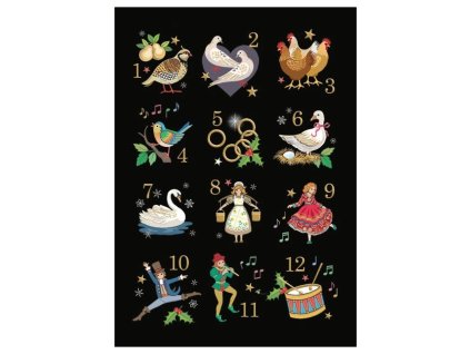 Přání Bug Art A6, vánoční - Advent