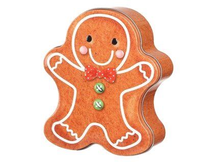 Krabička plechová Perníček, 11 x 13 x 5 cm