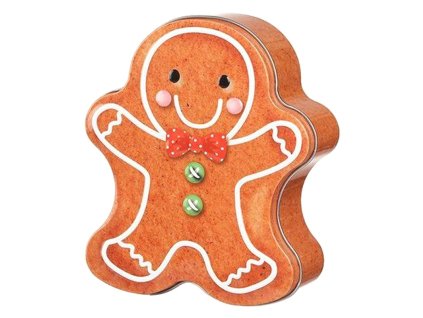 Krabička plechová Perníček, 11 x 13 x 5 cm