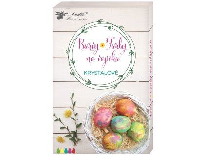 Barvy na vajíčka krystalové v tabletkách, 5 ks