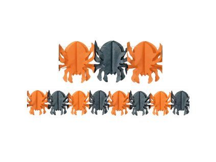 Girlanda Halloween pavouk, 4 m