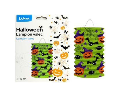 Lampión Zelený Halloween, 15 cm