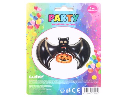 Balónek Netopýr s dýní, 103 x 62 cm