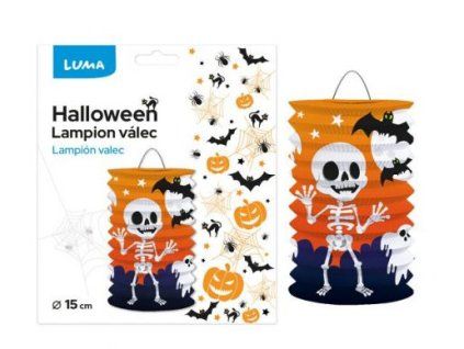 Lampion Halloween - Kostlivec