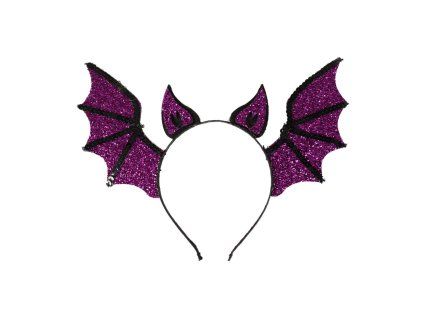 Čelenka netopýr, fialová