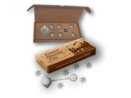 Sada na Vánoční lití cínu