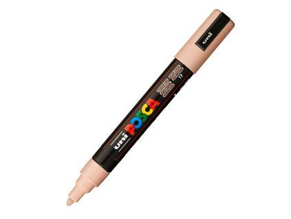 Akrylový fix Posca PC-5M, hrot 2,5 m, pudrově růžový