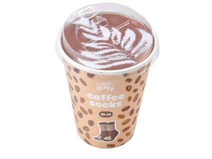 Dárkové balení: Ponožky 38-42 Gifty - Coffee