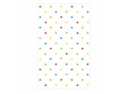 Ubrus papírový Pastel Dots, 120 x 180 cm