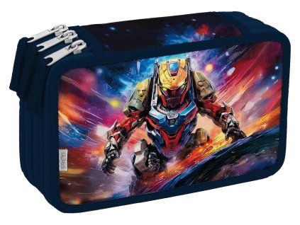 Penál třípatrový Unimonster