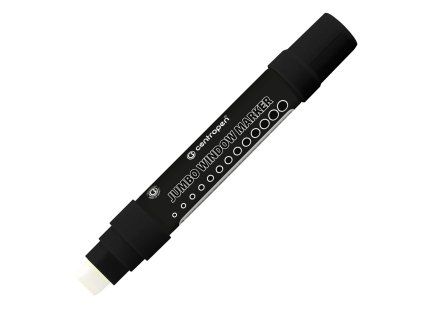 Fix Centropen Window 9120 JUMBO, na sklo, tekutá křída, černý