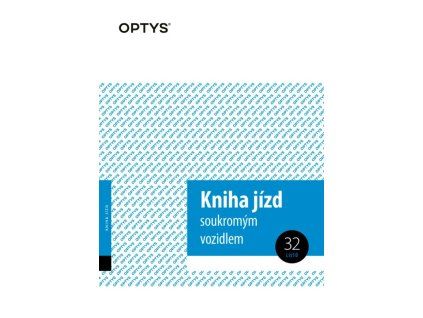 Kniha jízd soukromého vozidla A5 OP 1169