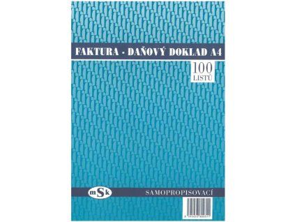 Faktura mSk 31 A4, samopropisovací