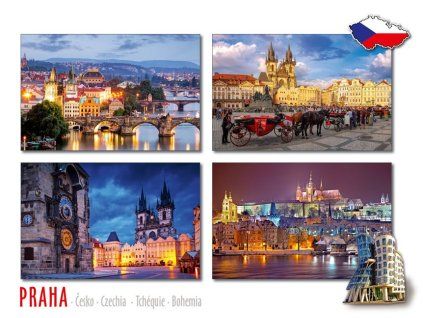 Pohled Praha: Tančící dům