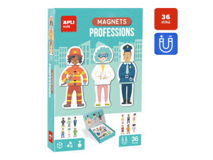 Edukační hra s magnety: Profese