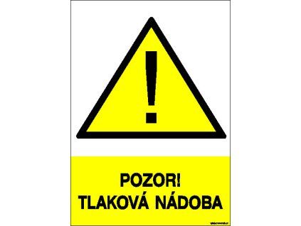 pozor tlakova nadoba