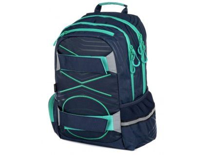 Studentský batoh OXY Sport - Pastel Line Green