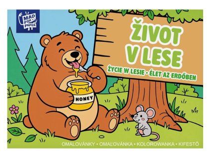 Omalovánky A5 - Život v lese