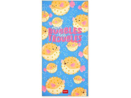 Plážová osuška Legami Beach Towel - Pufferfish