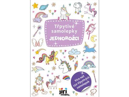 Třpytivé samolepky A5: Jednorožci