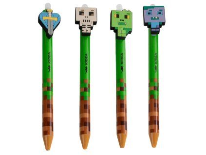 Gumovací pero Game, 0,7 mm, modrá náplň