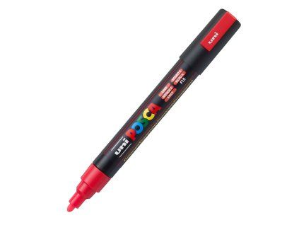 Fix Posca akrylový PC-5M, hrot 2,5 mm, fluo červený