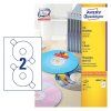 Samolepící štítky Zweckform, L6043, průměr 117mm, 100 archů A4