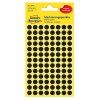 Samolepicí štítky Zweckform, 3009, černá kolečka 8 mm