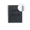 Blok A5 Miquelrius JUST BLACK, 80 g, karton, 120 listů, linka