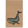 Blok A5 BeBechy kraft - Velryba, čistý, 96 listů