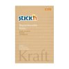 Samolepicí bloček Kraft Notes A6, 100 listů
