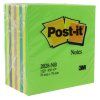 Samolepicí bloček Post-it, 76x76 mm, 450 lístků, syté barvy