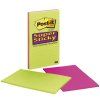 Samolepicí bloček Post-it Super Sticky 127 x 203 mm, linkovaný, 2 x 45 listů