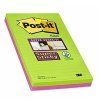 Samolepicí bloček Post-it Super Sticky 127 x 203 mm, linkovaný, 2 x 45 listů