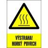 Samolepka Výstraha Horký povrch!