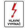 Samolepka Hlavní vypínač