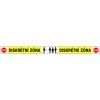 Samolepka Diskrétní zóna, 150x10 cm (Varianta C)
