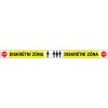 Samolepka Diskrétní zóna, 150x10 cm (Varianta C)