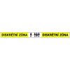 Samolepka Diskrétní zóna, 100x6,7cm (Varianta A)