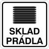 Samolepka Sklad prádla, 11 x 11 cm